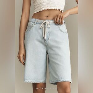 Pilcro Classic Bermuda Denim Shorts